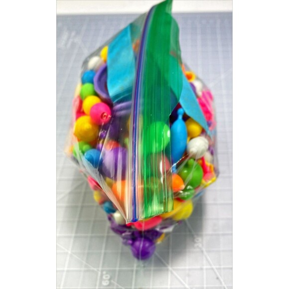Pop-It Snap Beads Jewelry Bracelet Necklace Lot 13 oz Bag Multi Color/Shape - Picture 3 of 8